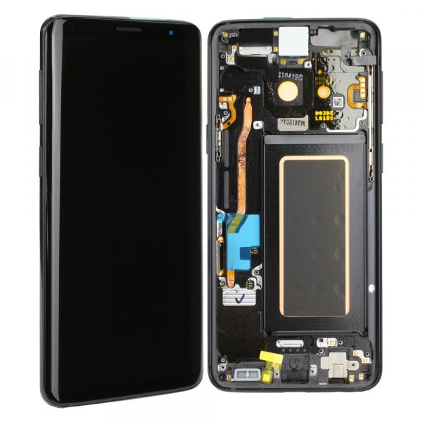 LCD-Kompletteinheit für Samsung Galaxy S9 G960F, Midnight Black