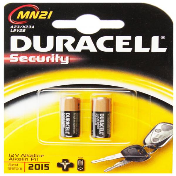Batterie Rundzelle MN21, LRV08, V23GA, 12 Volt, 2 Stück, MN23, MS21, LR23A, A23, GA23A, GP23, V23GA