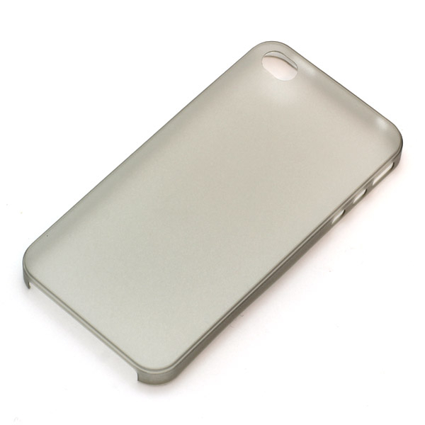 BackCover für iPhone 4/4S, ultraslim, grau