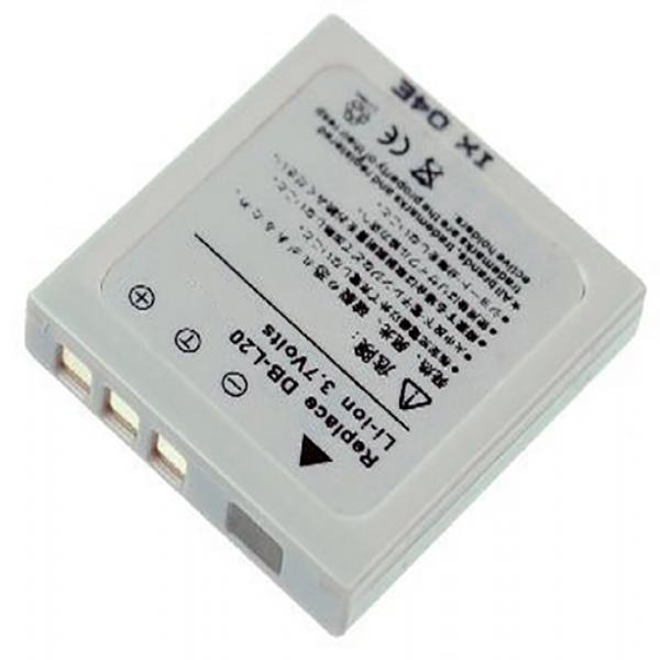 Akku wie Sanyo DB-L20 für VPC C1, C4, C40, C5, C6, CA6, CA65, E6, E10, E7, J1, J2, J4, J4EX