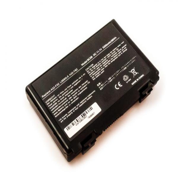 Akku für Asus F52, F82, K40, K50, K51, K60, K61, K70, P50, P80, X5, X65, X70, X8, 5200mAh