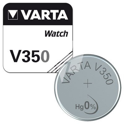 Varta Uhrenbatterie 350, wie V350, 604, 280-19, D350, 350, RW418, IEC SR42 HighDrain, 1.55V, 100mAh
