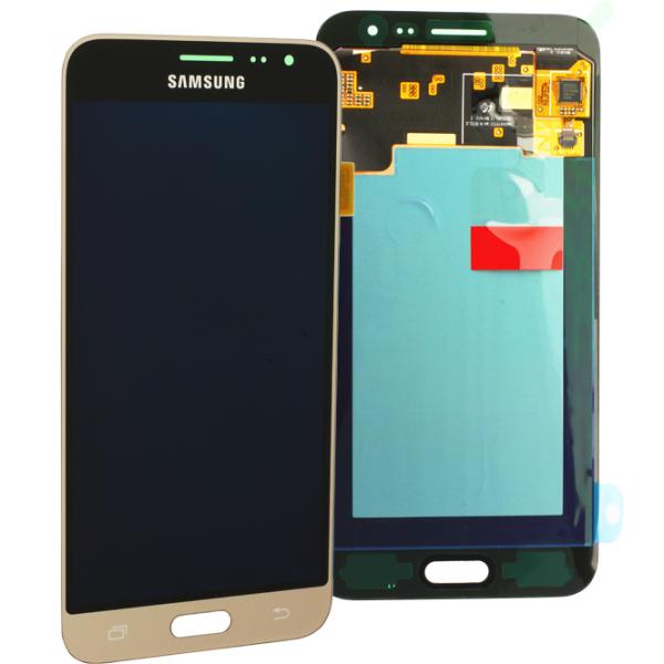 LCD-Kompletteinheit für Samsung Galaxy J3 2016 J320F, gold