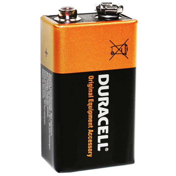 Duracell Batterie 6AM6, Alkaline, 9 Volt Block: Typ MN1604