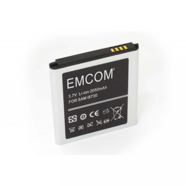 Akku für Galaxy Express i8730, wie Samsung EB-L1H9KLU, EB-L1H9KLABXAR, 2050mAh, Li-Ion