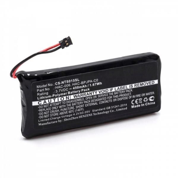 Akku für Nintendo Switch Controller HAC-015, HAC-016, HAC-A-JCL, wie HAC-006, HAC-BPJPA-C0, 450 mAh