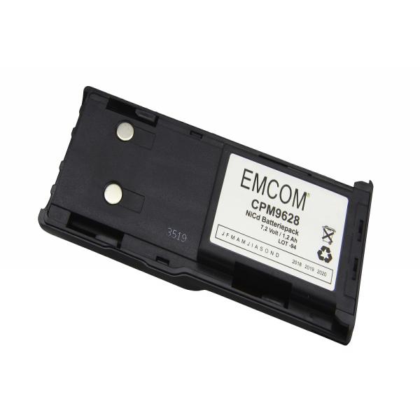 Akku für Motorola GP300, GP600, LTS 2000, wie HNN-9628, Ni-Cd, 1200mAh