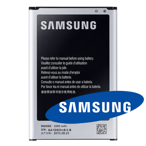Akku Original Samsung EB-B800BE für Galaxy Note 3 N9000, N9002, N9005, 3200 mAh, 3.8V