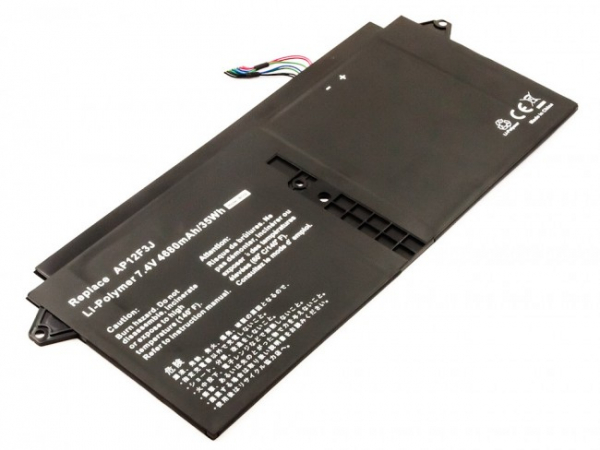 Akku für Acer Aspire S7-391, wie 2ICP 3/65/114-2, AP12F9J, AP12F3J, KT.00403.009, 4680 mAh