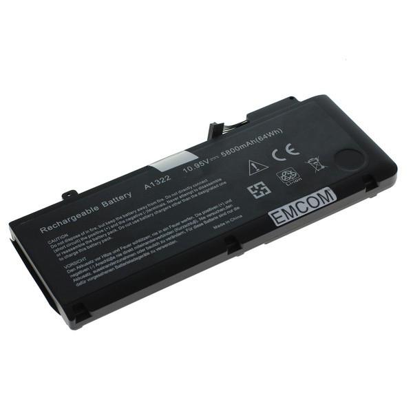 Akku für Apple MacBook Pro 13&quot; MB990, MB991, MC700LL, A1278, wie A1278, A1322, 5800 mAh, 10.95V