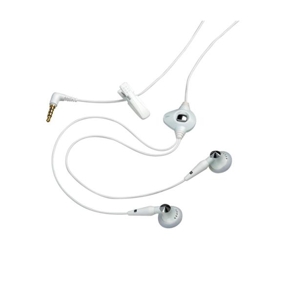 Headset original BlackBerry HDW-14322-002 mit 3,5 mm Klinkenstecker, weiß für 8110, 8120, 8130