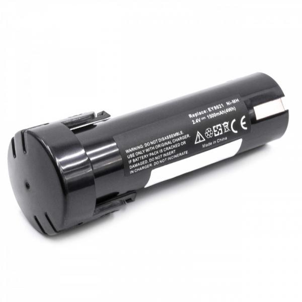 Akku für Panasonic EY 3652, 503B, 6220, EZ 1320, 502, 581, 902, wie EY9021, Ni-MH, 2,4 V, 1500 mAh