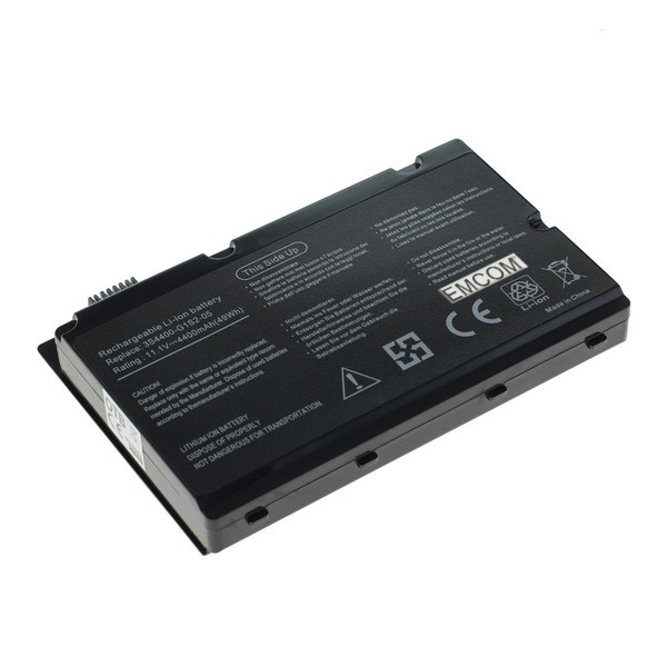 Akku für Fujitsu Siemens Amilo XI2548, XI2550, One, C70, C7000, Gericom Supersonic P55IM, 4400 mAh