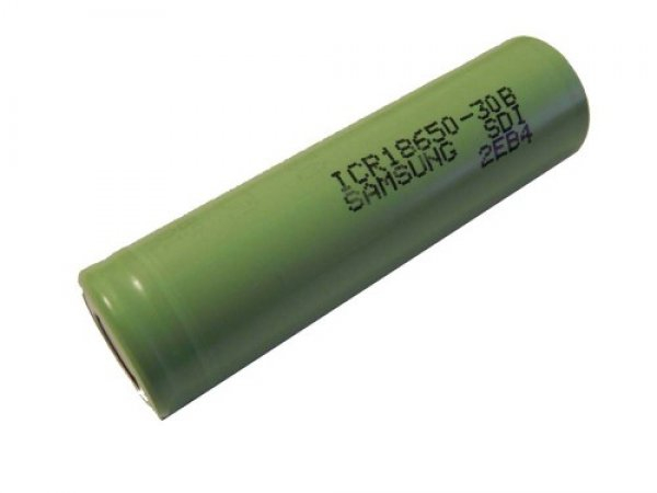 Akku-Zelle Samsung ICR18650-30B, Größe 18650, Li-Ion, 3.6V, 3000mAh