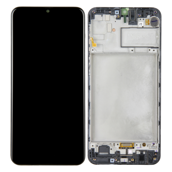 LCD-Kompletteinheit für Samsung Galaxy M30s M307F, schwarz