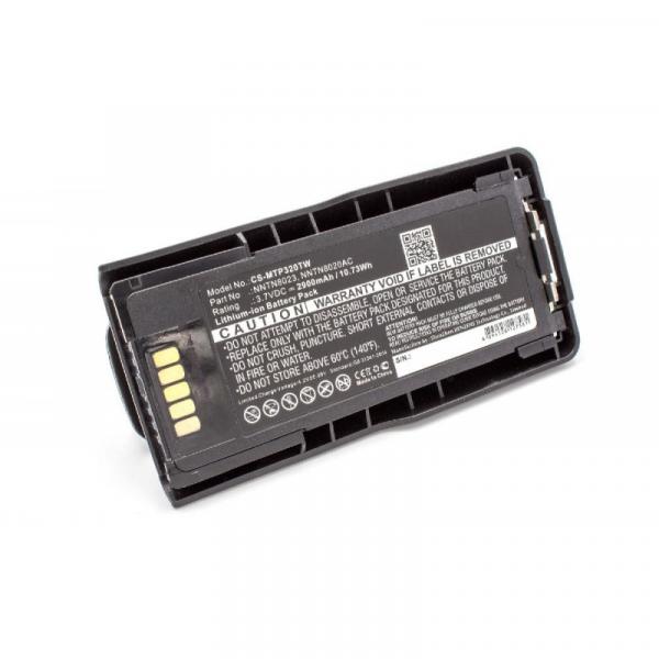 Akku für Motorola MTP3100, 3150, 3200, 3250, 3500, 6550, 6750, wie NNTN8023, Li-Ion, 3,7 V, 2,9 Ah