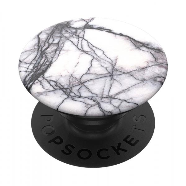 PopSockets PopGrip Dove White Marble - ausziehbarer Griff für Handys