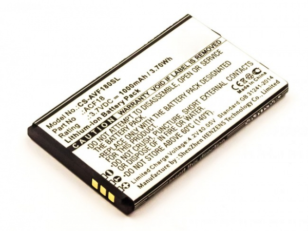 Akku für Archos F18, wie ACF18, ACF18V2, 1000mAh