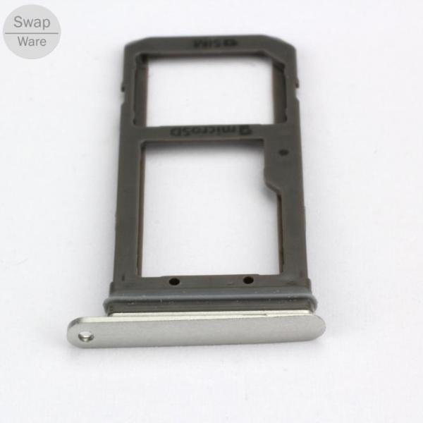 SIM Tray / SIM-Kartenhalter für Samsung Galaxy S7 G930F, silber