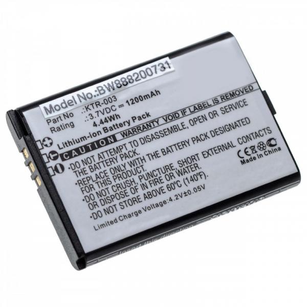 Akku für Nintendo New 3DS, wie KTR-003, 3,7 V, 1200 mAh, Li-Ion