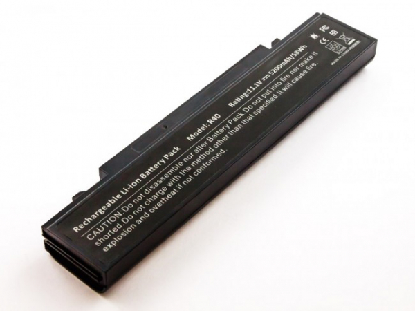 Akku für Samsung NP P50, P60, R40, R45, R65, R70, X60, wie AA-PB2NC3B, 11,1 V, 5200 mAh, Li-Ion