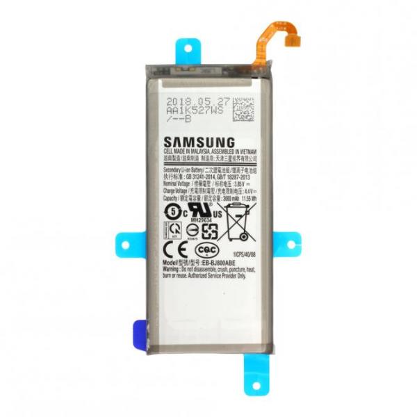 Akku Original Samsung für Galaxy A6 A600F, J6 J600, Typ EB-BJ800ABE, 3000 mAh, 3.85V