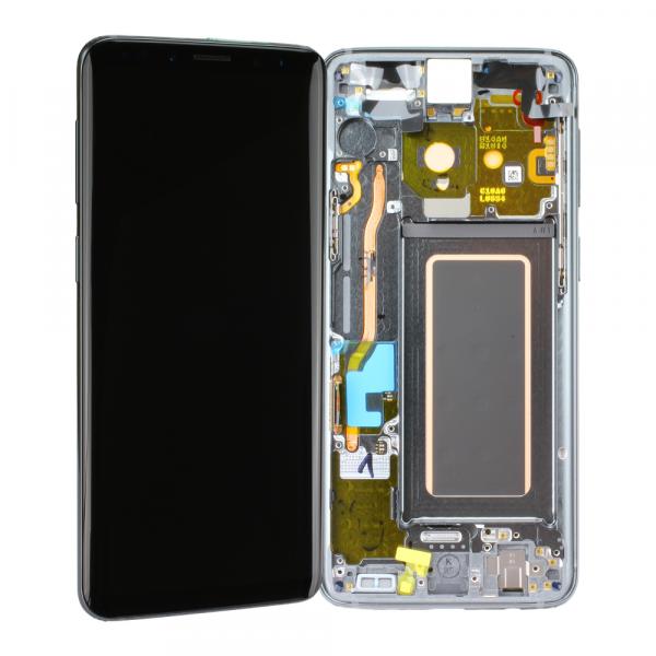 LCD-Kompletteinheit für Samsung Galaxy S9 G960F, Titanium Grey