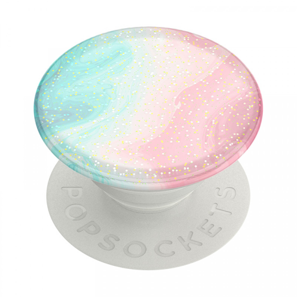 PopSockets PopGrip Glitter Peach Shores - ausziehbarer Griff für Handys
