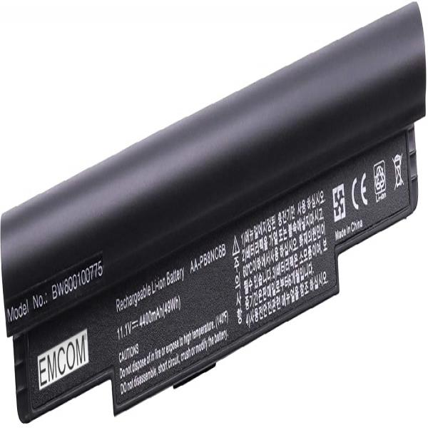 Akku für Samsung N110, N120, N140, N270, NC10, schwarz, wie AA-PB8NC6B, AA-PB8NC6B/E, 4400mAh