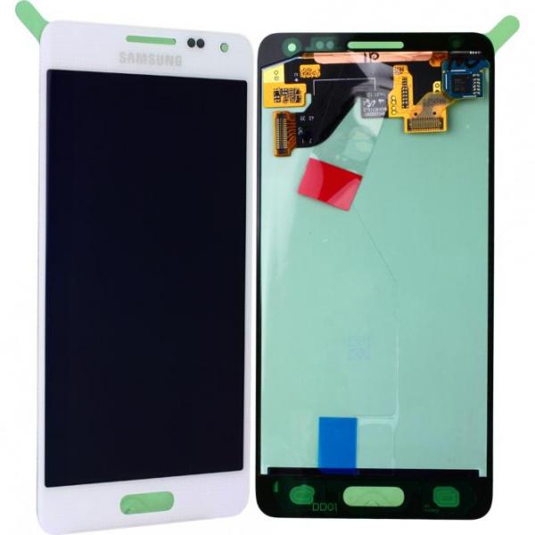 LCD Display Einheit inkl. Touchscreen für Samsung Galaxy Alpha G850F, weiß, GH97-16386D
