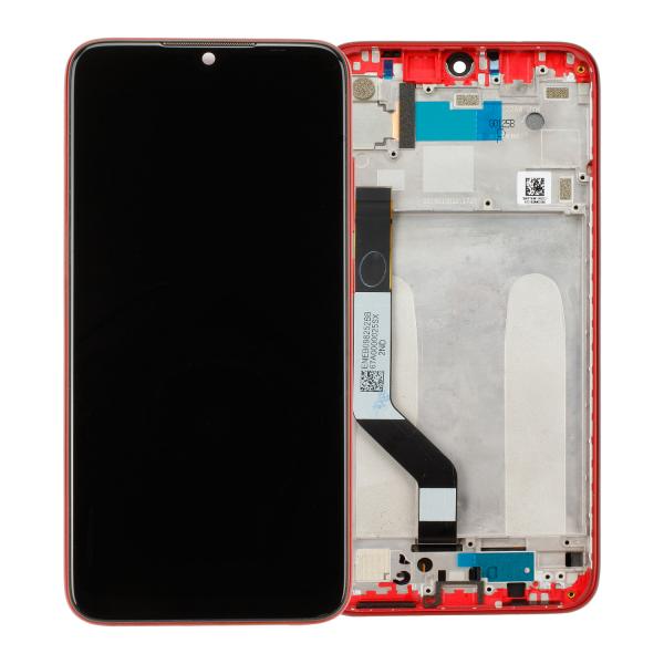 LCD-Kompletteinheit für Xiaomi Redmi Note 7, rot