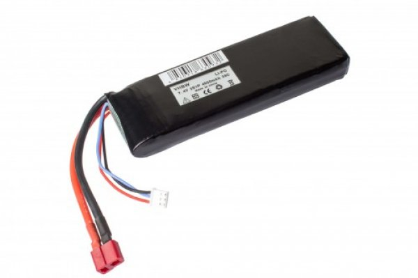 Akku für Modellbau, 7.4V, 4000 mAh, T-System AWG12 Anschluss-Stecker