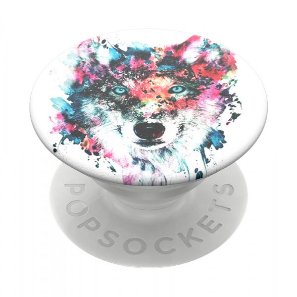 PopSockets PopGrip Wolf - ausziehbarer Griff für Handys