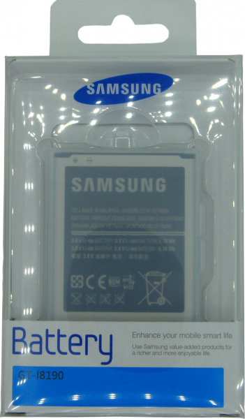 Akku EB-F1M7FLU Original für Samsung Galaxy S3 Mini i8190, Galaxy Ace 2 i8160, im Blister