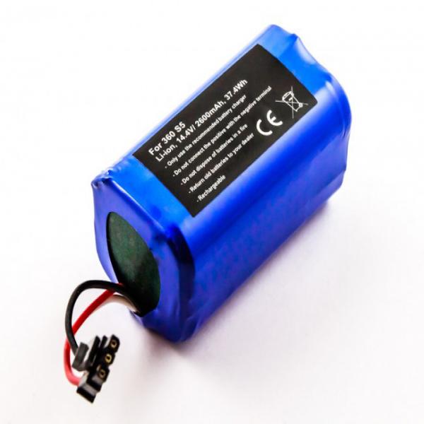 Akku wie 2ASP4-S5 für Staubsaugerroboter 360 S5, S6, S7, S9, 14,4V, 2600mAh