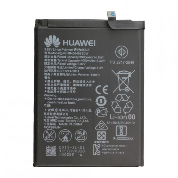 Akku Original Huawei HB436486ECW für Mate 10 Pro, P 20 Pro, 3.82V, 4Ah, Li-Polymer