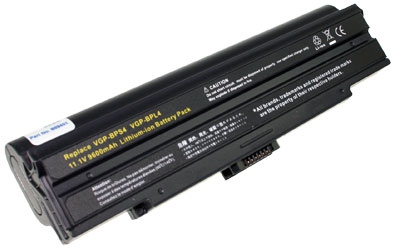 Hochleistungs-Akku für Sony Vaio VGN-BX543B, 10400 mAh