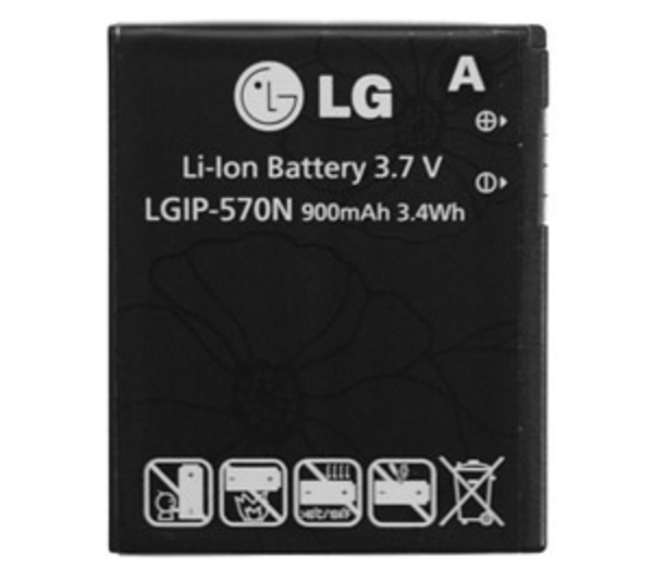 Akku original LG LGIP-570N für BL20 newchocolate, GD310, GD710 Shine II, GM310, GS500, KM570