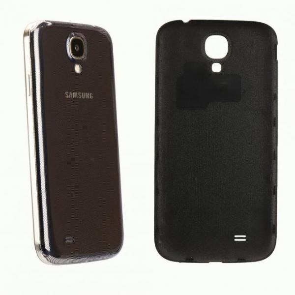 Akkudeckel für Samsung Galaxy S4 i9500 / LTE i9505 / LTE+ i9506, schwarz (Black Mist), wie GH98-2675