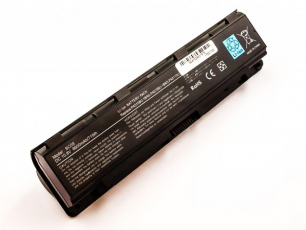 Hochleistungs-Akku für Toshiba Satellite C40, C45, C50, C55, C70, C75, wie PABAS271, 6600 mAh