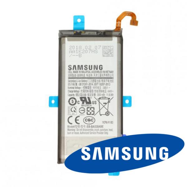 Akku Original Samsung für Galaxy A8 2018 SM-A530F, Typ EB-BA530ABE , 3000 mAh, 3.85V