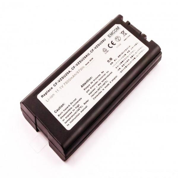 Hochleistungs-Akku für Panasonic ToughBook CF-29, CF-51, CF-52, wie 6140-540-6513, 7800 mAh