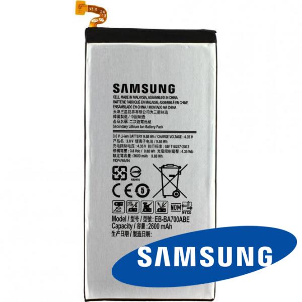Akku Original Samsung für Galaxy A7 SM-A700FU, Typ EB-BA700ABE