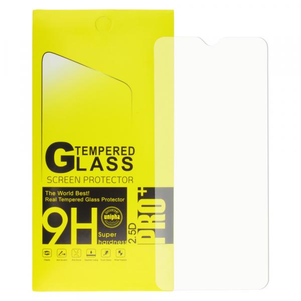 Displayschutz-Glas Tempered für Samsung Galaxy A10, A10s, kratzfest, 9H Härte, 0,3 mm Spezialglas