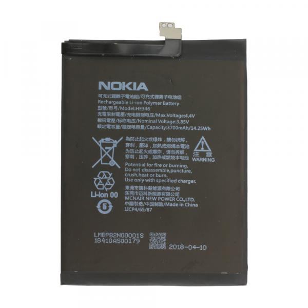 Akku Nokia Original für Nokia 1 Plus, Typ HE365, 3.85V, 2500mAh