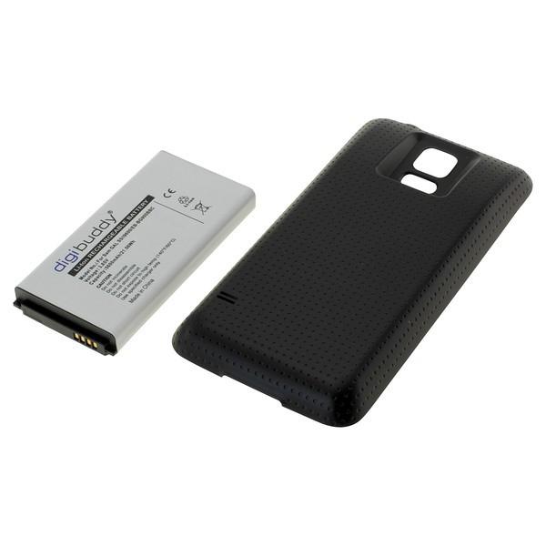 Akku für Samsung Galaxy S5, Hochleistungsakku mit Rückdeckel, 5.600mAh, schwarz, wie EB-BG900BBE