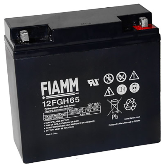 Blei-Akku Fiamm 12FGH65, M5 Schraubanschluss, 12 Volt, 18 Ah