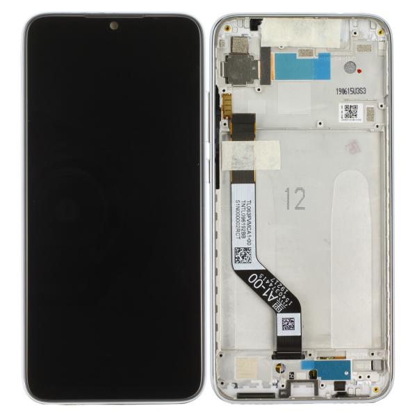 LCD-Kompletteinheit für Xiaomi Redmi Note 7, weiß