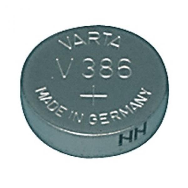 Varta Uhrenbatterie 386, wie LR43, V12GA, PX86A, A86, LR1142, L1142, KA86, AG12, 186, S07, 260