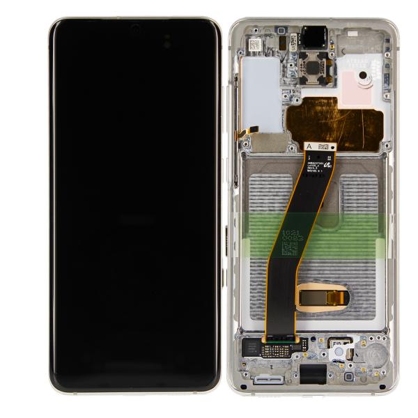 LCD Display für Samsung Galaxy S20 G980F, Galaxy S20 5G G981B, Cloud White